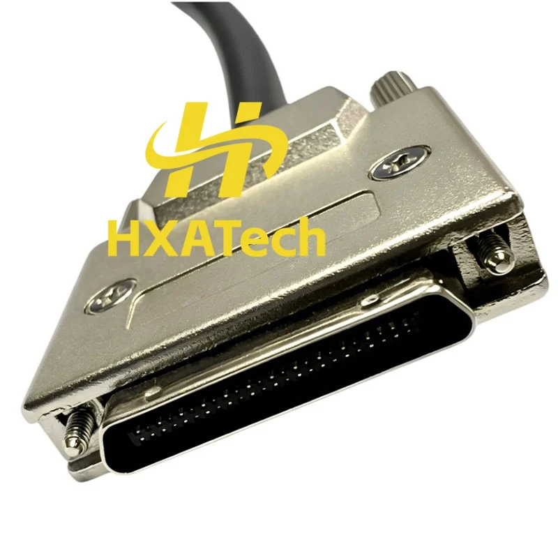 HXATech - length Customized 2M 5Meter Mini 50Pin SCSI Connector Cable SCSI 50Pin High density VHDCI50 male to male Copper Cable