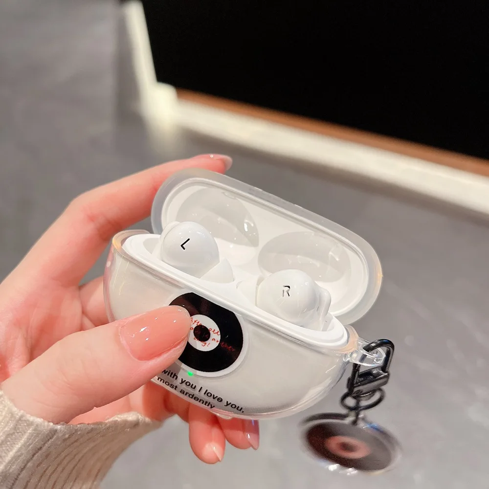 Custodia per auricolari coreana carina 3D con fiocco rosa per OnePlus Buds 4 Buds4 Custodia protettiva per auricolare Bluetooth senza fili con portachiavi