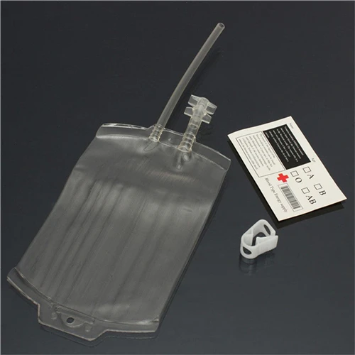 350Ml Transparent Drink Bag Simulation Blood Bag Vampire Theme Party Decoration Halloween Bachelorette Party Supplies