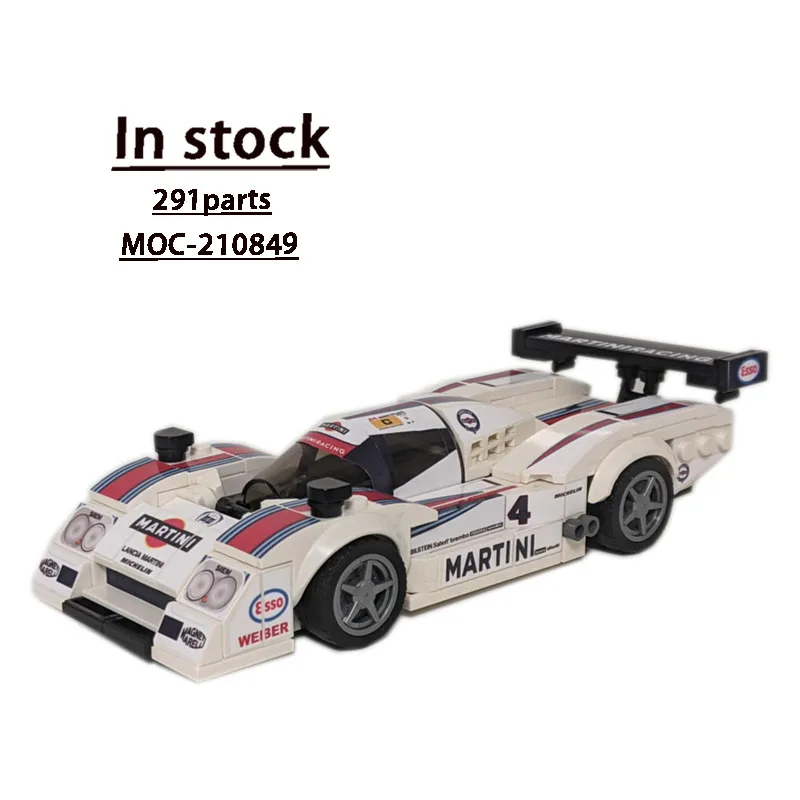 

MOC-210849 Small Classic Supercar Racing Building Block Model 291 PartsMOC Creative Boy Kids Birthday Building Block Toy Gift