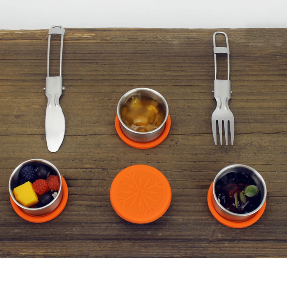 

Microwave Stainless Steel Seasoning Jar Practical Kitchen Supplies Food Storage Pot