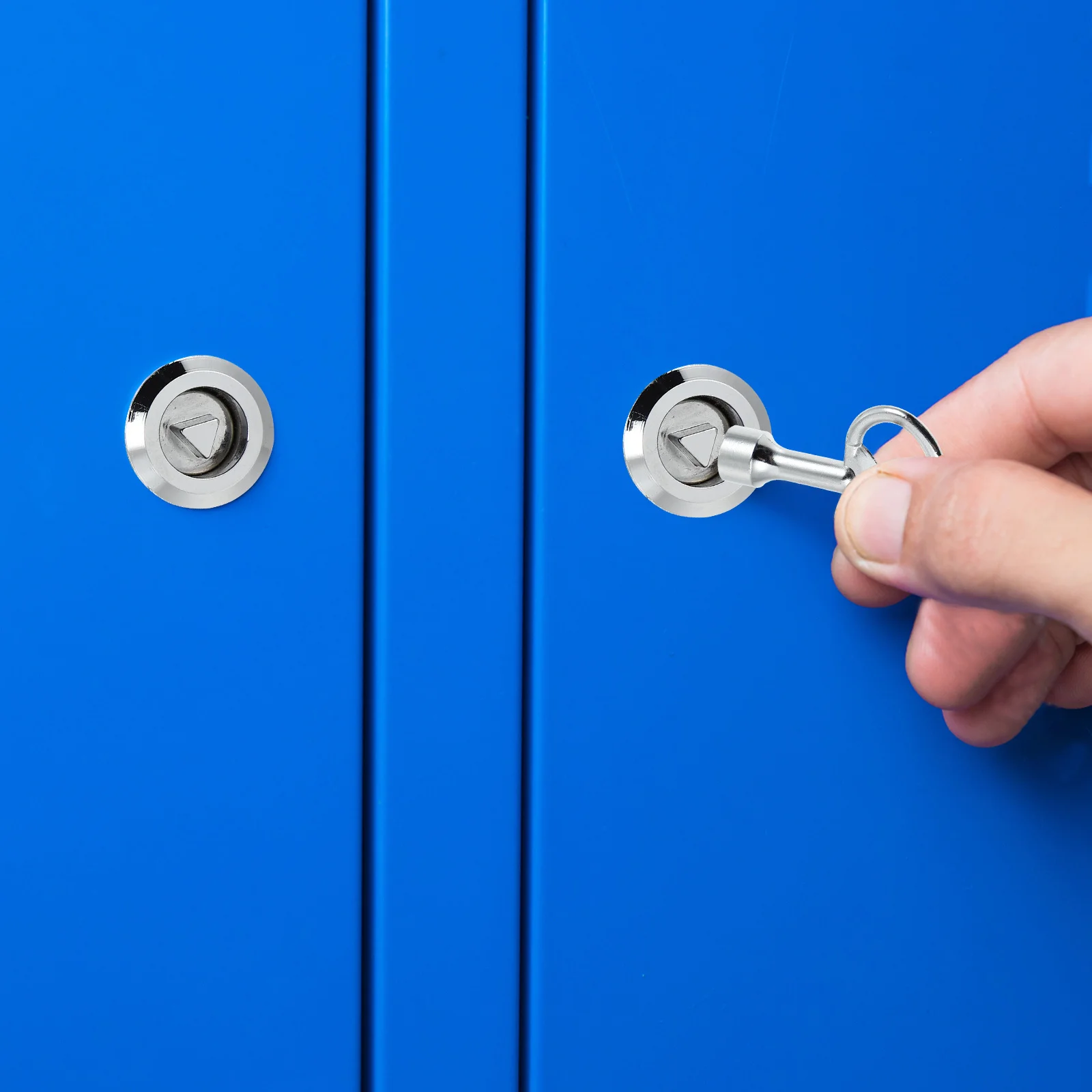 

2 Sets Triangle For Distribution Box Alloy Sturdy Durable Electric Box Lock Baby Proof Cabinet Door Tool Cabinet