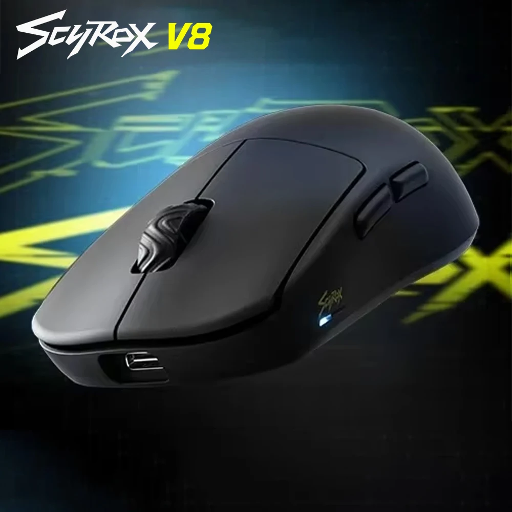 

In-Stock Scyrox V8 Wireless Mouse Paw3950 8k 36g Dual Mode E-Sports Mouse Ergonomics Accessory Computer Gamer Mice Office Gifts