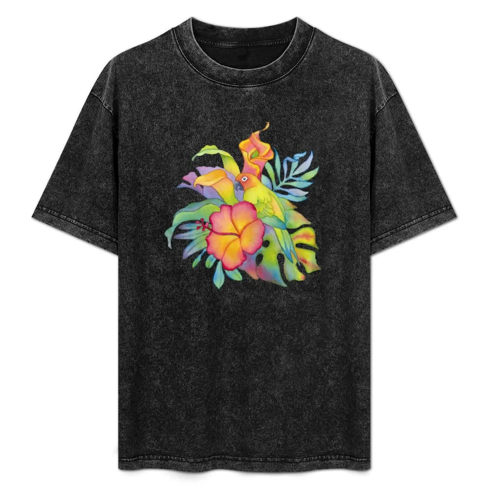 

Sun Conure T-Shirt Basic Regular Fit Casual T-Shirt