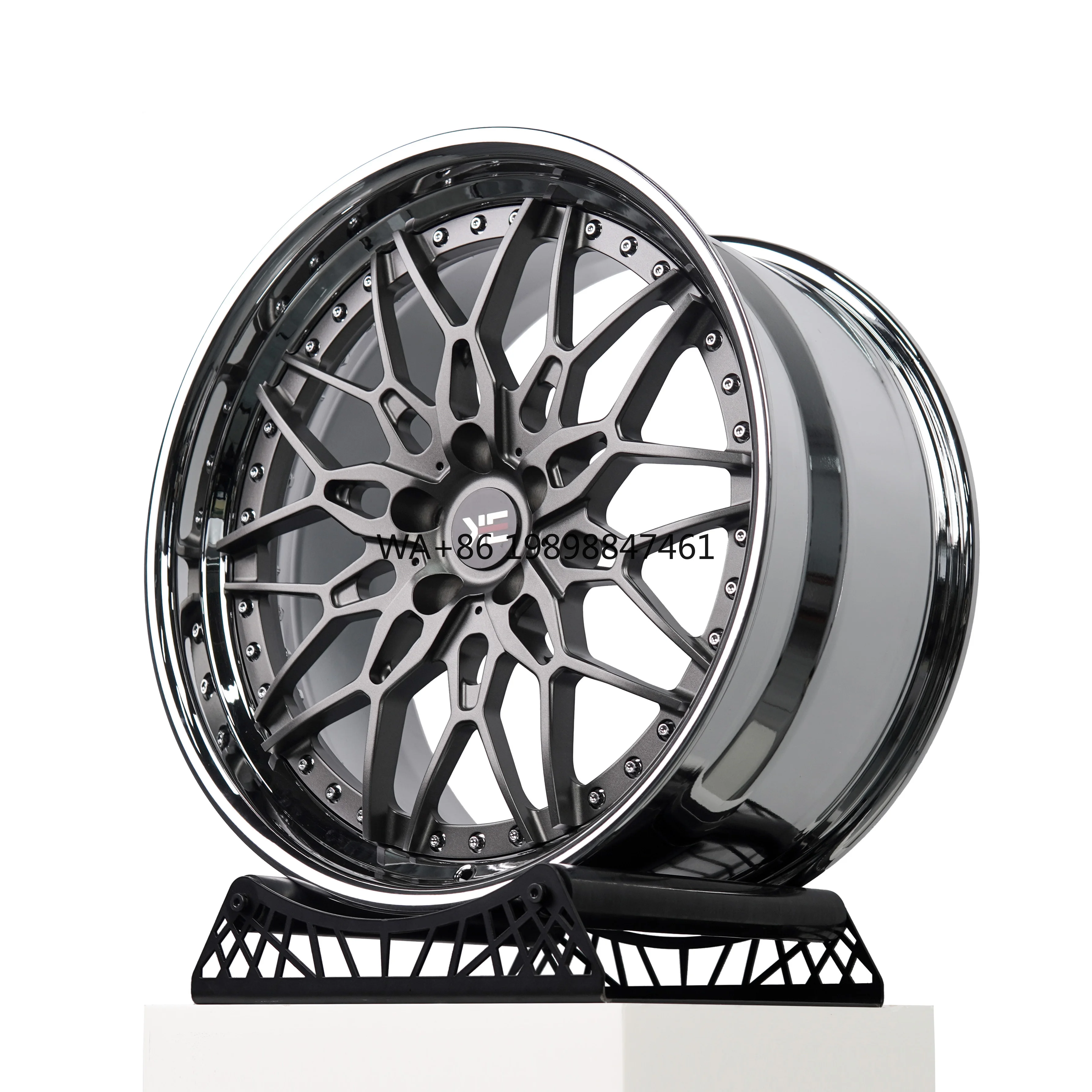 Juego de 2 Ruedas de Aluminio Forjado de Lujo KE, Llantas 5x130 5x120 5x1143 5x112 5x108, Ruedas Monobloque AMG Cromadas Personalizadas