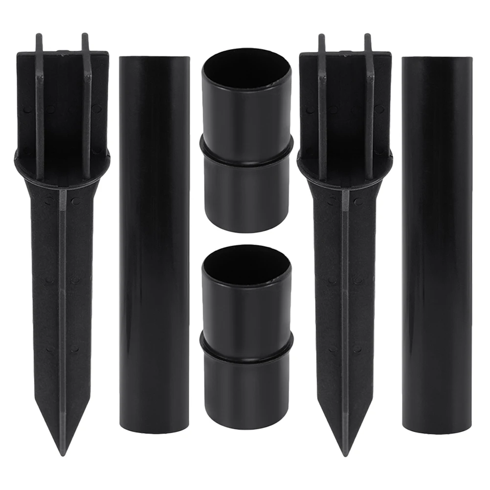 

6 Pcs Solar Lawn Light Accessories Durable Abs Plastic Stakes Hollow Rod Ground Connection Garden Path Replacement Parts Outdoor