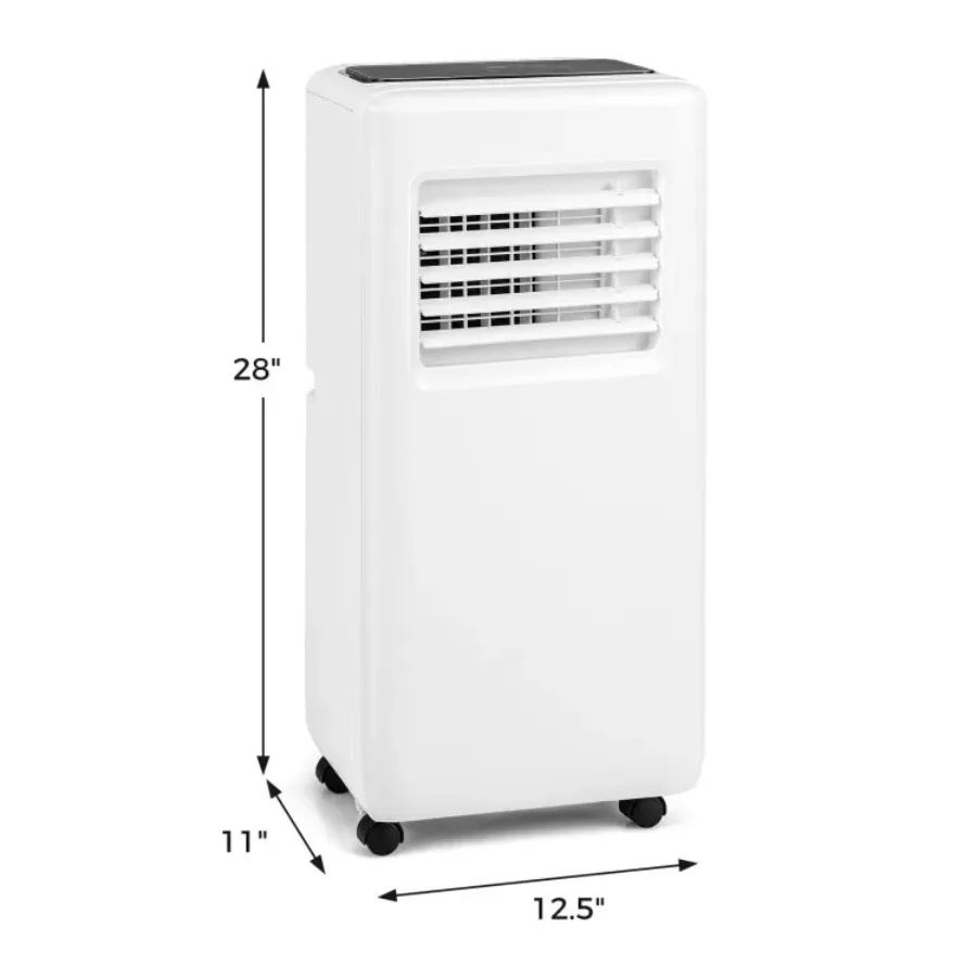 3-in-1 8000 BTU Portable Air Conditioner with Remote Control