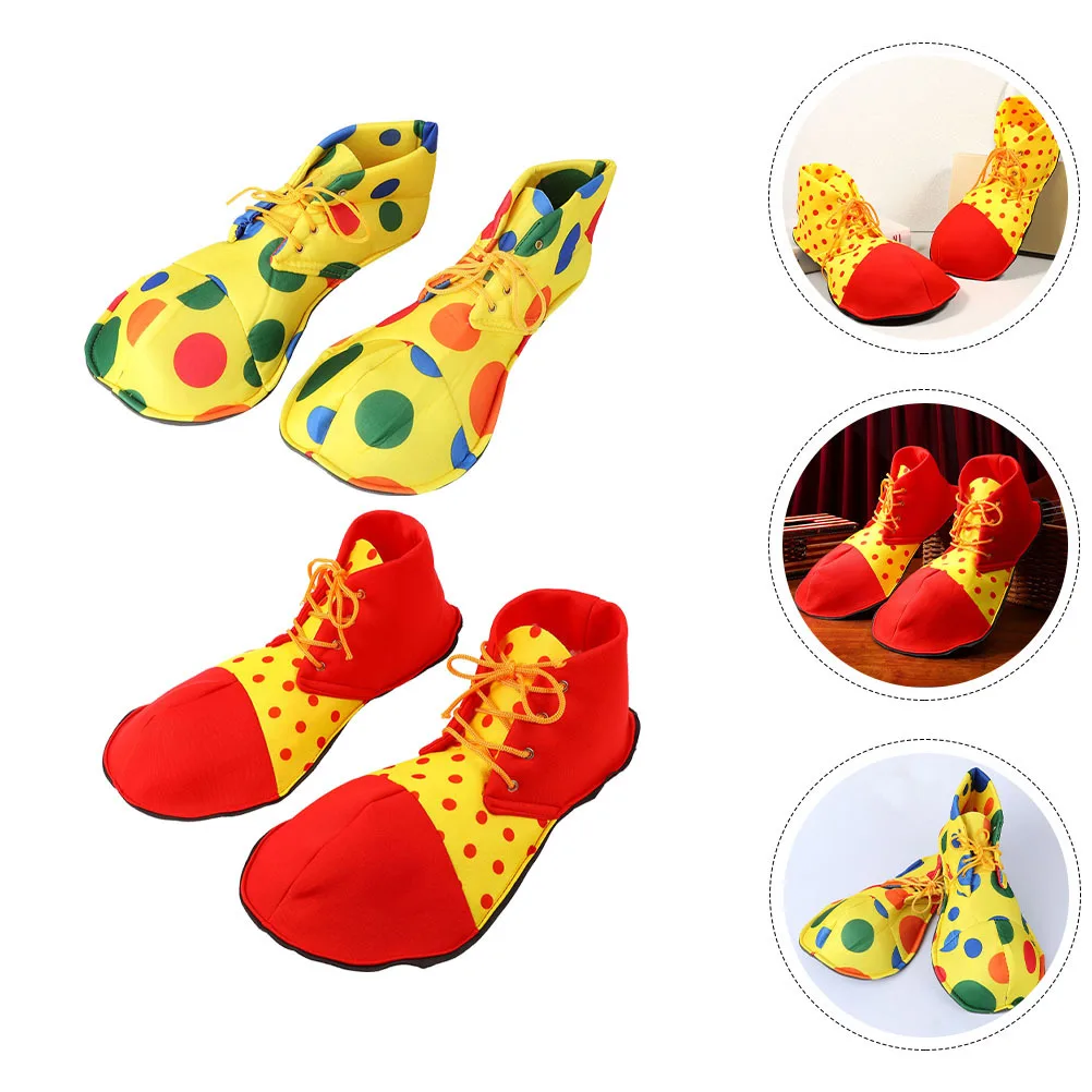 

Clown Shoes For Show Halloween Party Shoes Adult Men Cosplay Costume Performance Props Decorative Circus Footwear