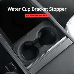 For Tesla New Model 3+ Highland 2024 Water Cup Bracket Stopper Central Control Water Cup Holder Limiter Car Interior Accessories