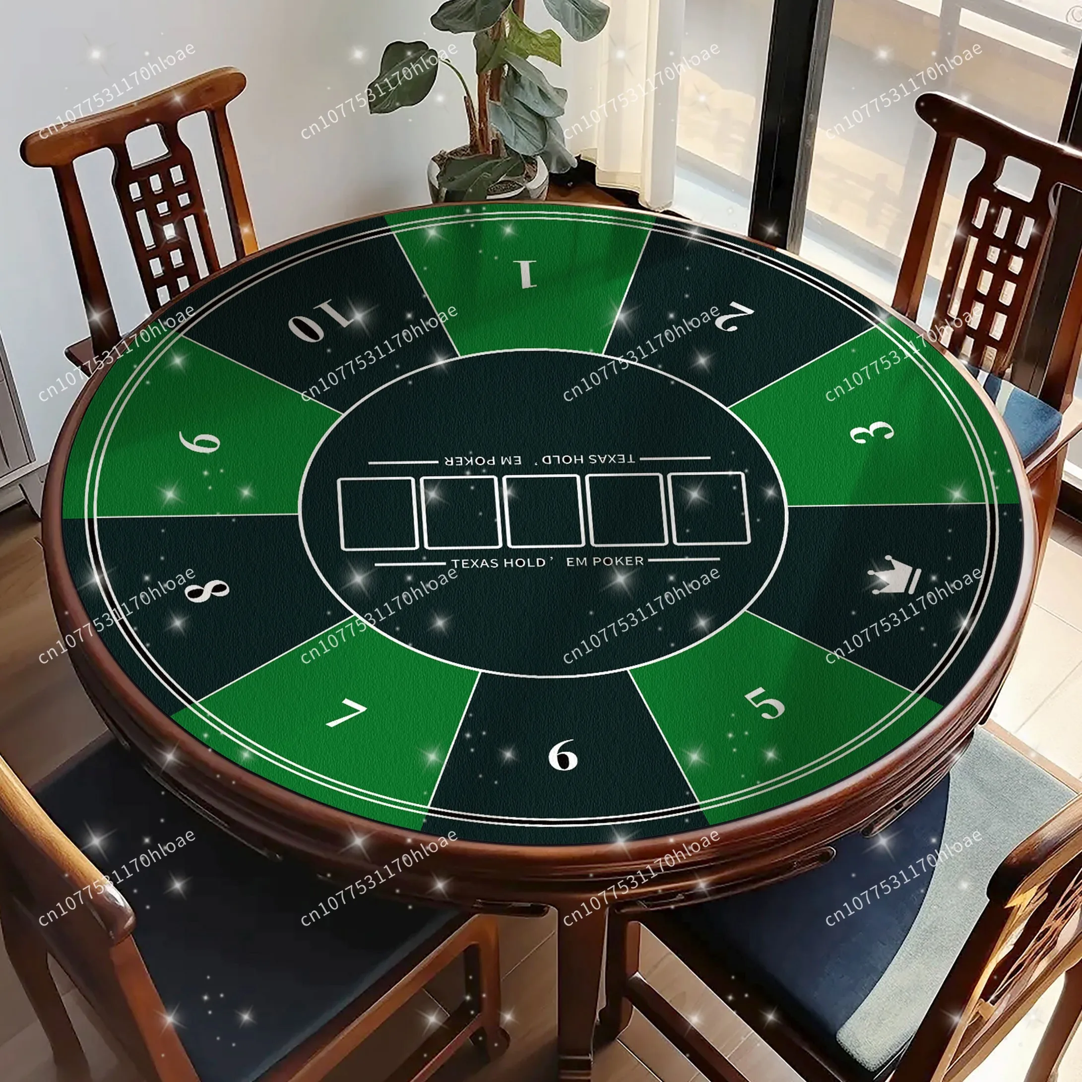 Poker table chess room tablecloth home portable foldable accessories