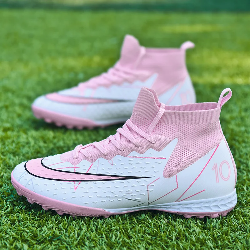 

Лидер продаж, осенние молодежные модные футбольные бутсы, универсальная уличная спортивная обувь с высоким берцем, повседневная удобная легкоатлетическая обувь для ногтей