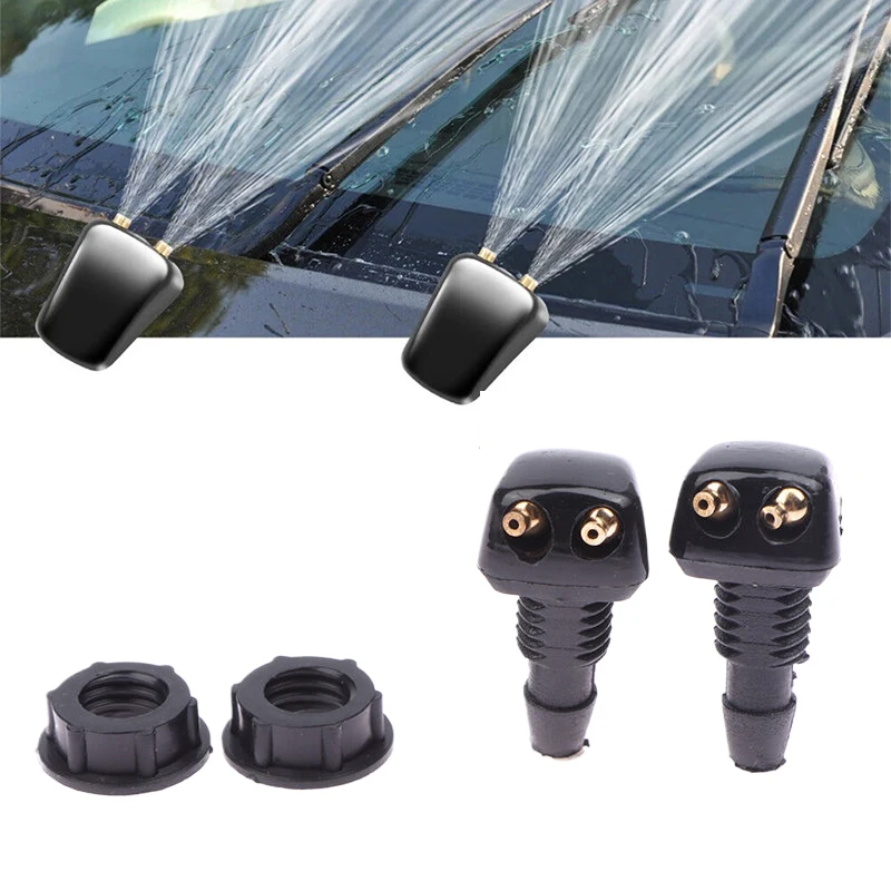 

9Pcs/Set Car Dual Holes Windshield Washer Nozzle Wiper Water Spray Jet Car Windshield Wiper Washer Spray Nozzle