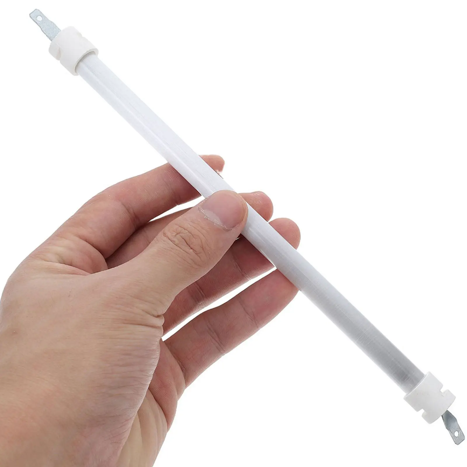 

2pcs Quartz Heating Tube Electric Heating Tube 26cm Infrared Heater Replacement Element Ceramic Quartz Rod for Space Heaters