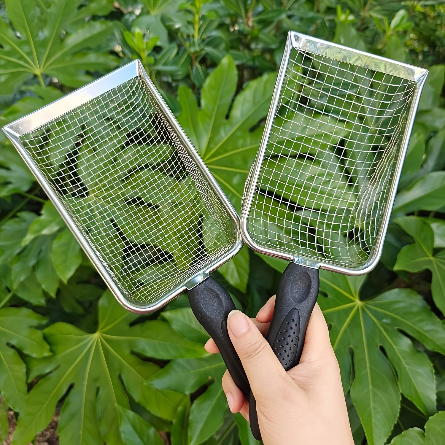 Tamiz para Tierra Hortícola con Mango, Tamiz para Arena y Fertilizantes de Jardín, Utilizado para Arena, Piedra, Tierra, Compost, Uso Hortícola