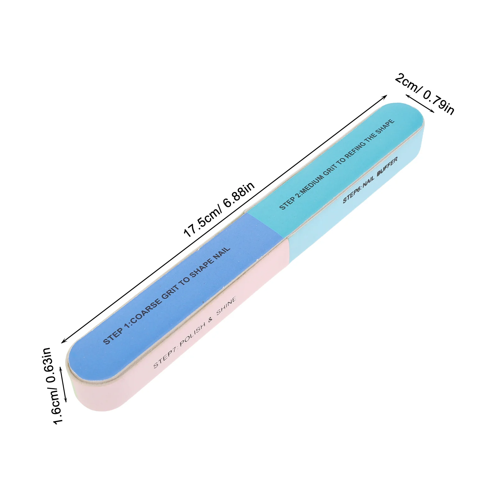 20개 네일 파일 버퍼 세트 7가지 방식의 버핑 블록 천연 아크릴 네일용 폴리싱 도구 매니큐어 네일 케어 전문가용 키트