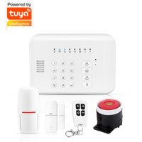 Tuya APP  WIFI+GSM Anti-Theft Burglar Alarm System PIR Motion Detector Door Contact Home Security Alarm Sensor