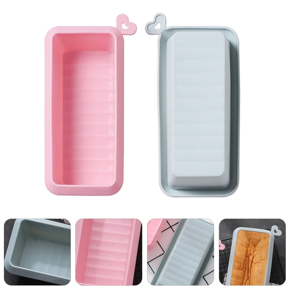 

2Pcs Silicone Baking Mold Food Safe Nonstick Cake Moulds for DIY Baking Household Oven Microwave Refrigerator Use