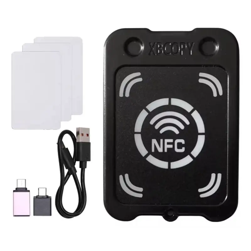 FULL-RFID Smart Chip Card Reader Copier +3XUID Card Encryption Key Reader IC 13.56Mhz RFID Token Clone Duplicator