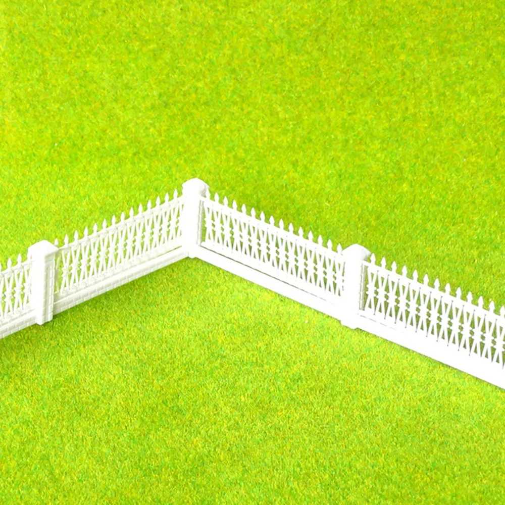 Chzimade Fence Garden Style Miniatures Figurines Architectural Models Accessories Kids Play House  DIY Parts