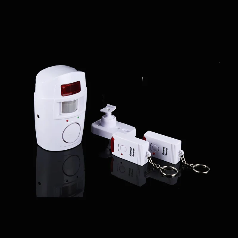 PIR Motion Sensor Alarm Detector With 2 Wireless Remote Controller For Home Door Window Carage Shed Carvan Security Alarm System