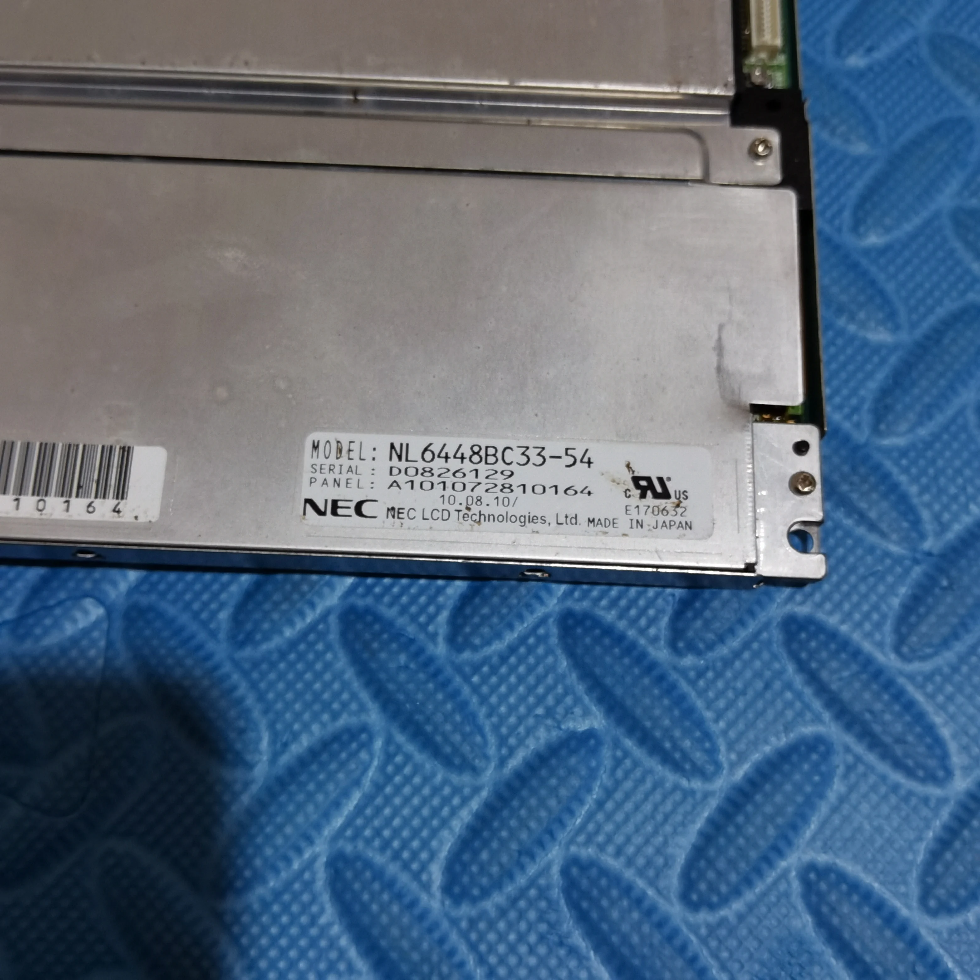 NL6448BC33-54 origianl 10. tela lcd industrial de 4 polegadas