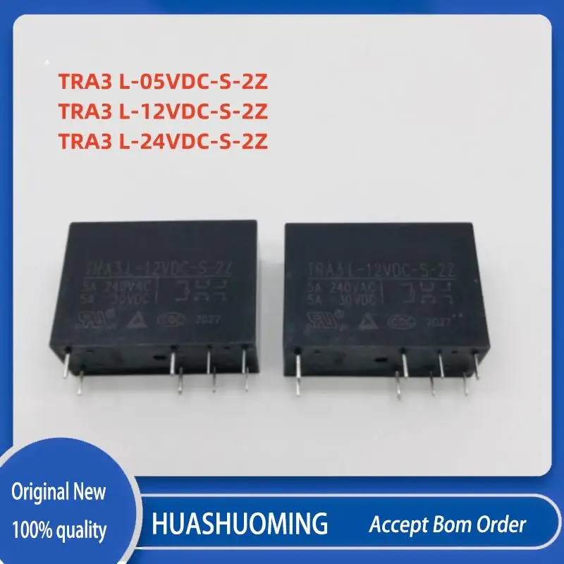 10PCS/LOT  NeW TRA3L-DC12V-S-2Z 8PINS 5A 12VDC    TRA3 L-05VDC-S-2Z  TRA3 L-12VDC-S-2Z TRA3 L-24VDC-S-2Z