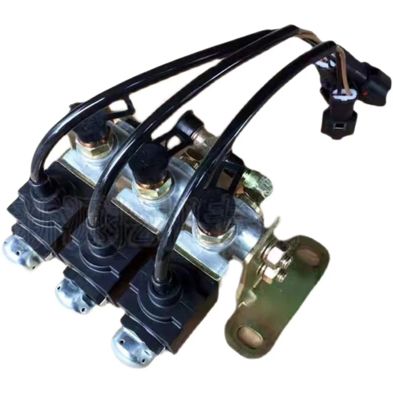 

65-7-8/75-8-9 mechanical wheel excavator triple solenoid valve. Original parts of old solenoid valve