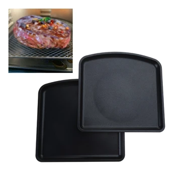 Image Drip Tray For Air Fryer 2PCS Nonstick Oil Drip Pan Tray Oven Drip Pan Vortex Air Fryer Oven for PowerXL Vortex 6QT 10QT