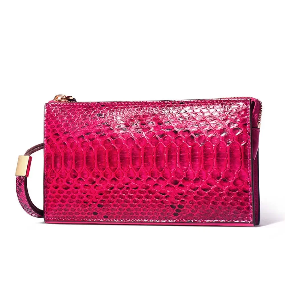 

keximayuanyuan Python skin Female bag wallet snake leather women Hand caught bag new long wallet female clutch bag