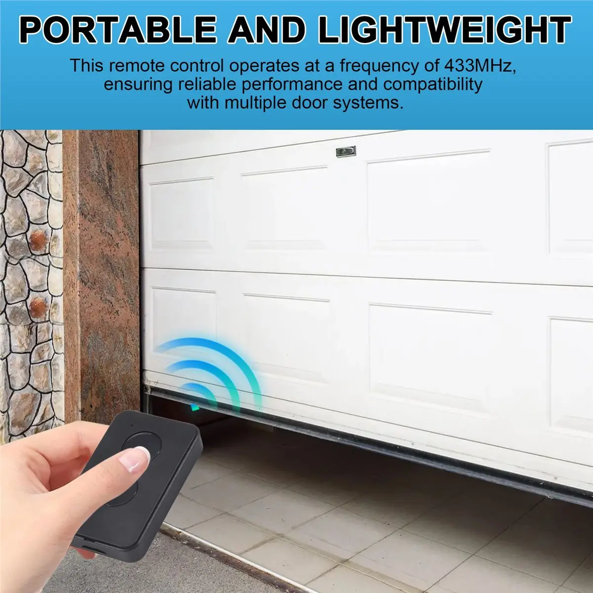 【DISCOUNT】For DOORHAN Transmitter Garage Door Remote Control 433MHz Wireless Rolling Gate Controller for Garage