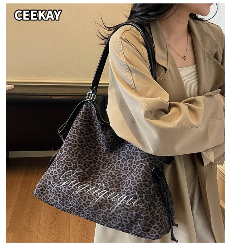 CEEKAY Women's Tote Bag Leopar - огляд і ціна Leatherwork Letters