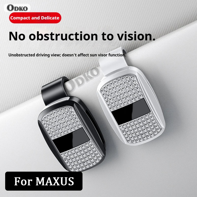 حامل نظارات مثبت على السيارة متعدد الوظائف مشبك تخزين لوح ظلة لـ Maxus T60 D60 D90 2022 D20 T70 T90 G10 G20 G50