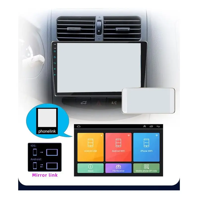 Practical 1 Set Car MP5 Player GPS Navigation Integrated Machine Replacement Universal Car