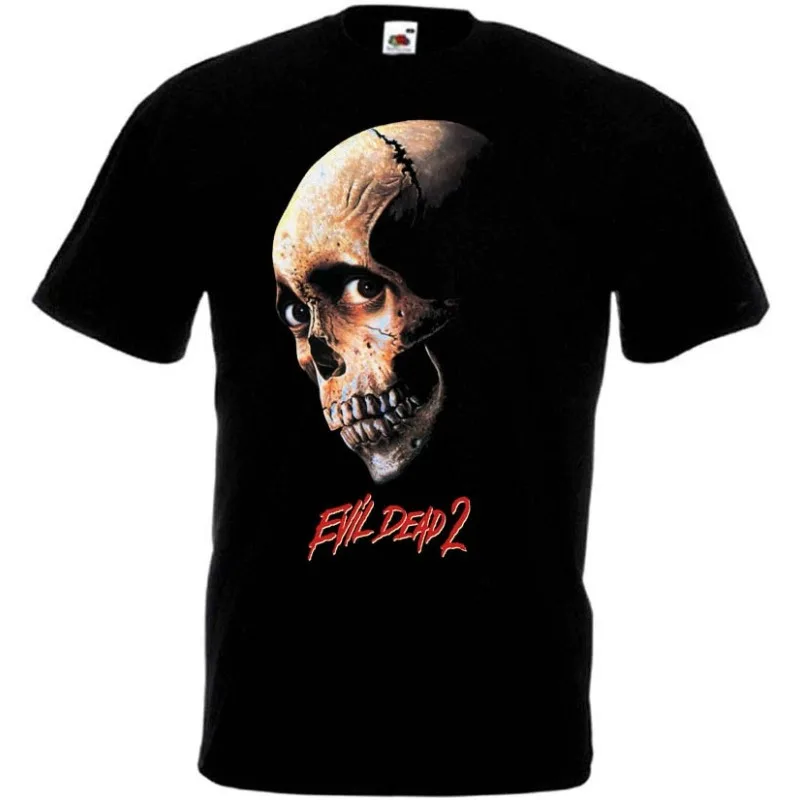 Men's T-shirt, Camisetta Evil Death 2 V.5 Preta P Ô Ster Movie Horror T-shirt, Suitable for All Seasons, Unisex T-shirt