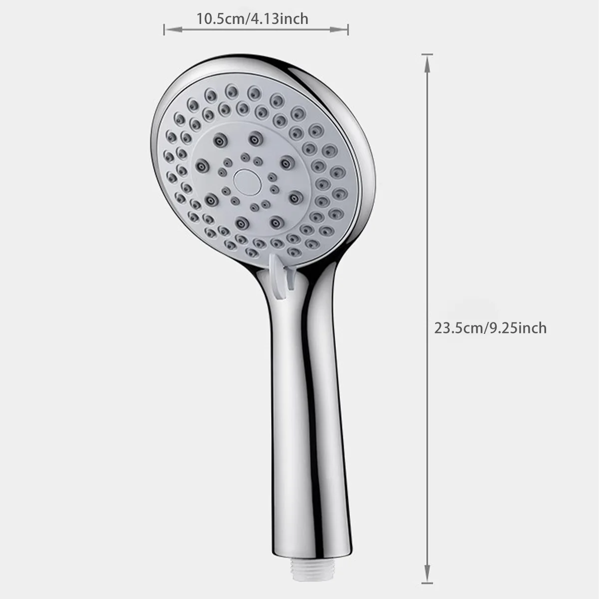 Extra-Large Hole Shower Head for Showering Large Water Flow Suitable for Bathrooms and Water Heaters Anti-Clogging Faucet