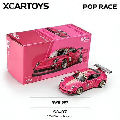 

XCARTOYS 1:64 RWB 997 Realistic Alloy Car Model, Boys' Holiday Gift Toy, Adult Collection Decoration Item.