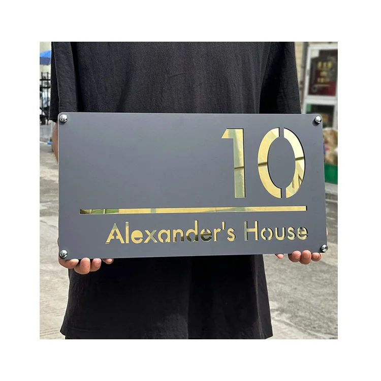 

Door Number Sign House Address Sign Numbers for House Plate Door Name Plate Door Number Sign