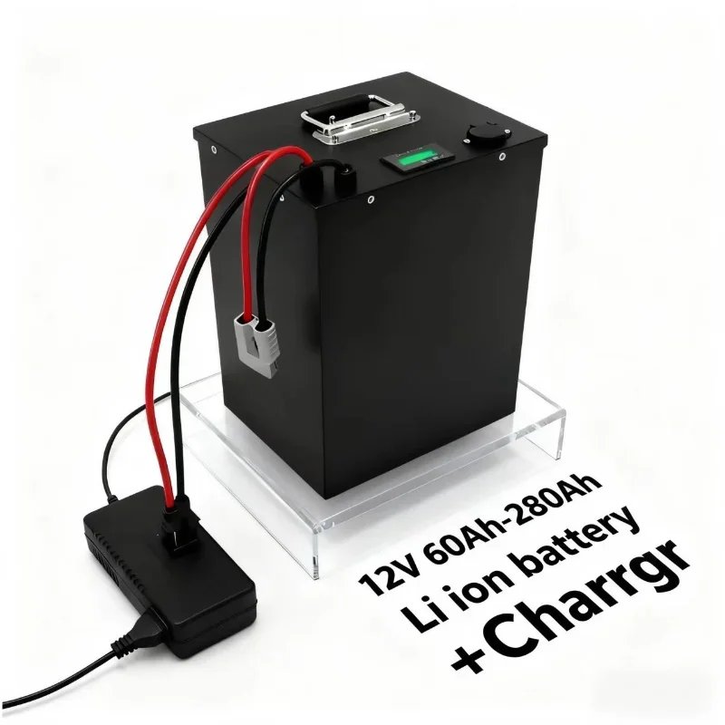 12 فولت بطارية أيون الليثيوم 60Ah-280Ah بطارية دورة عميقة قابلة للشحن ل 1KW 2KW لوحة طاقة شمسية العاكس التخييم في الهواء الطلق عربة جولف RV #1