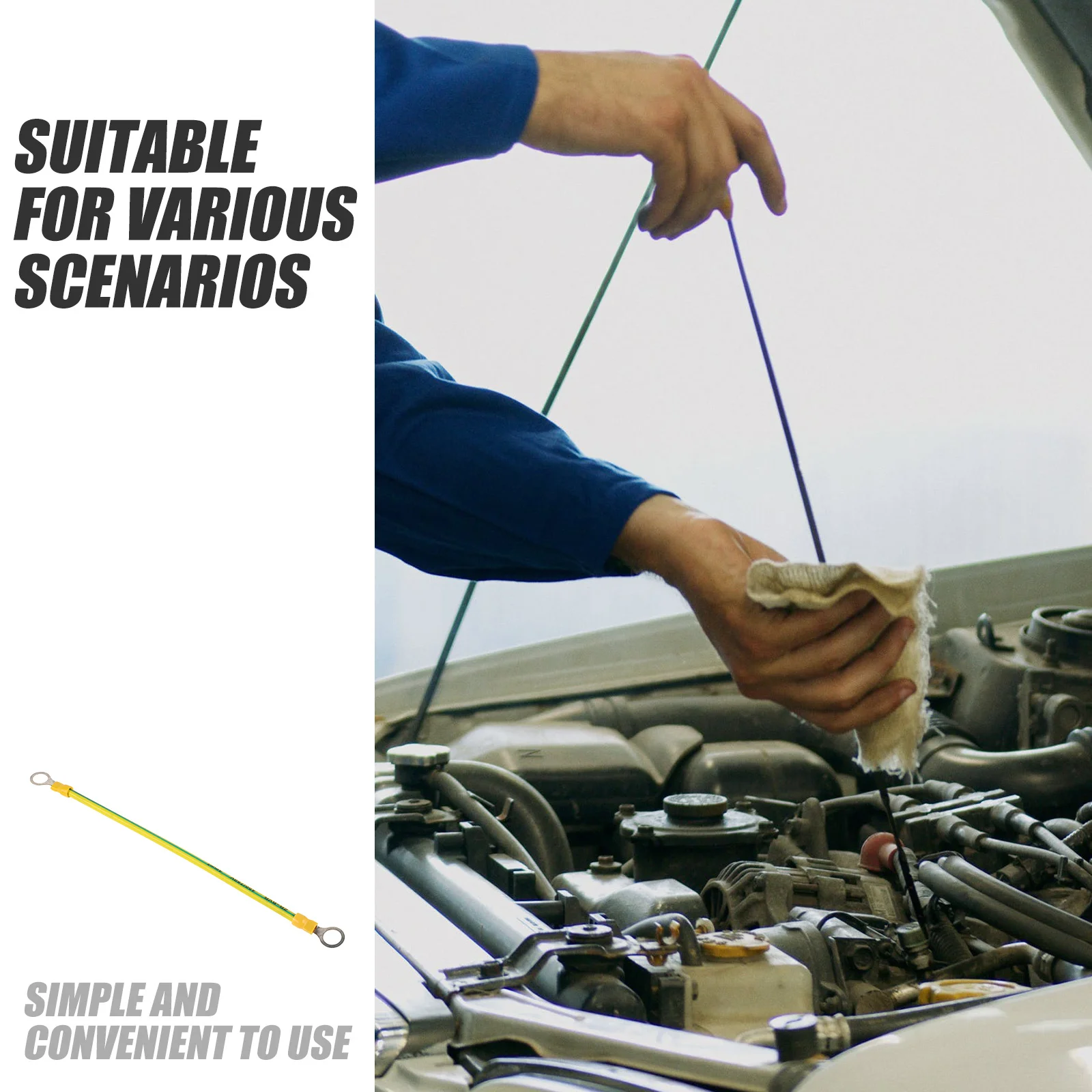 

10pcs Cables Copper Grounding Wire For Automotive Cable Universal Ground Strap Car Truck Panels Ground Wire