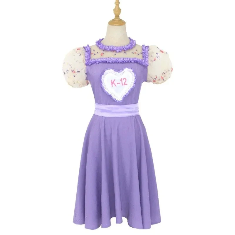 

Movie K-12 Cry Baby Cosplay Costume Full Sets Pink Purple Dress Uniform Suits for Halloween Carnival Party Clothes Rolepla FD1;6
