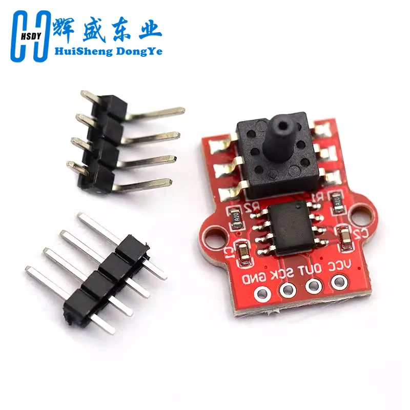 DC 3.3V 5V 0-40KPa modulo sensore di pressione collegare 2.5mm tubo morbido scheda Controller livello acqua liquida digitale per Arduino