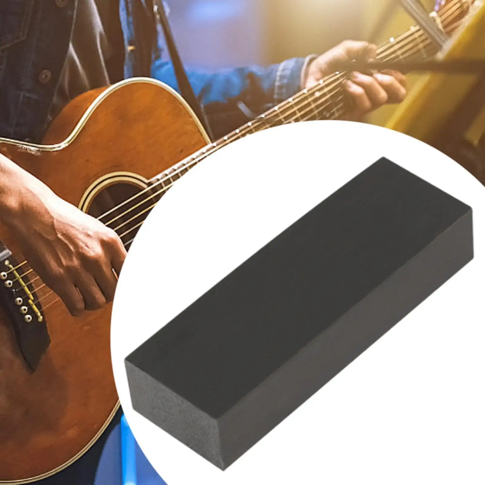 خشب الأبنوس الأسود، خشب الأبنوس الأسود، مادة حرفية فارغة من مادة الأبنوس للأدوات