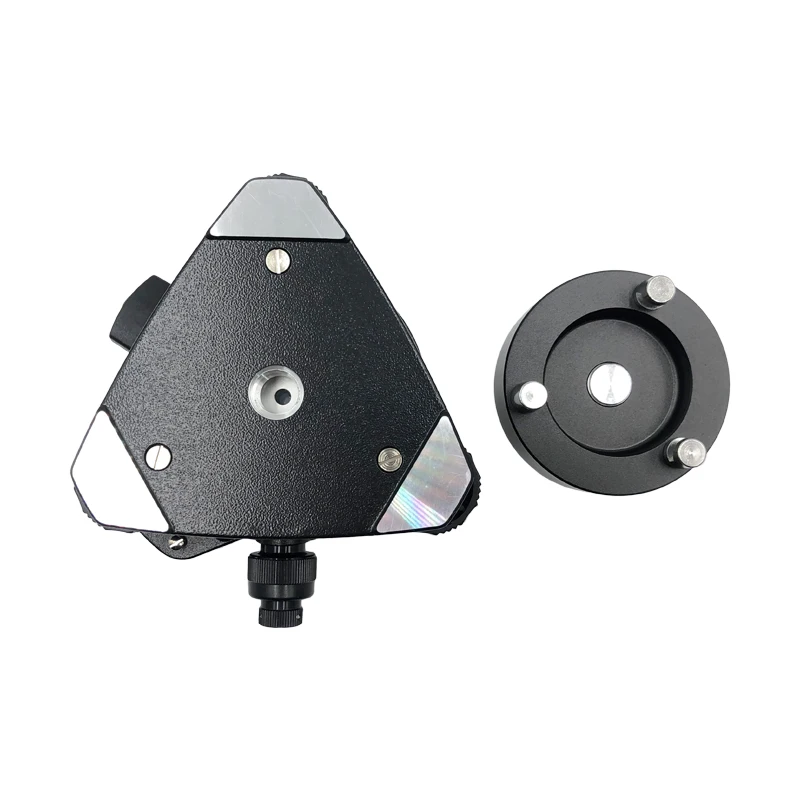 BLACK TRIBRACH WITH OPTICAL PLUMMET FIXED ADAPTER WITH 5/8X11 THREAD FOR TOTAL STATION GNSS TRIMBLE WHOLE SET