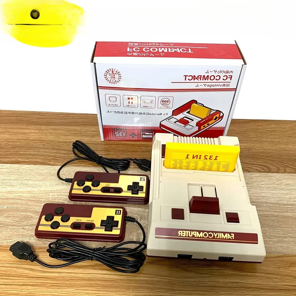 8 Bit Video Game Console Built in 500 Classic Games Family Computer TV Game Consola Support Game Cartridge For FC Retro Gaming B