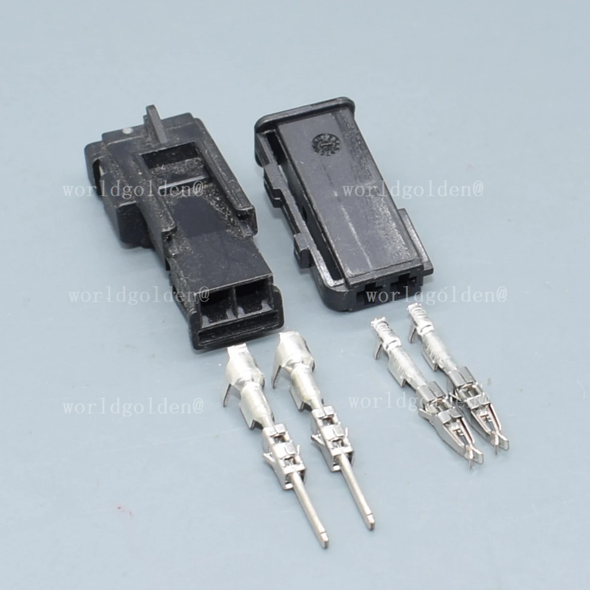 2-Pin Auto Connector Kit 1563190-1 1563189-1 Male Female Wiring Harness Socket for Universal Vehicles