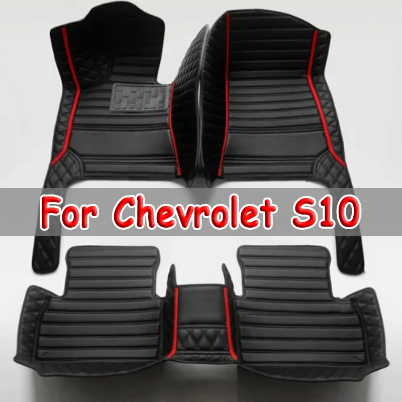 

Автомобильный коврик из искусственной кожи по индивидуальному заказу для Chevrolet S10 1994-1995 1996, 1997, 2000, защищает аксессуар для интерьера вашего автомобиля