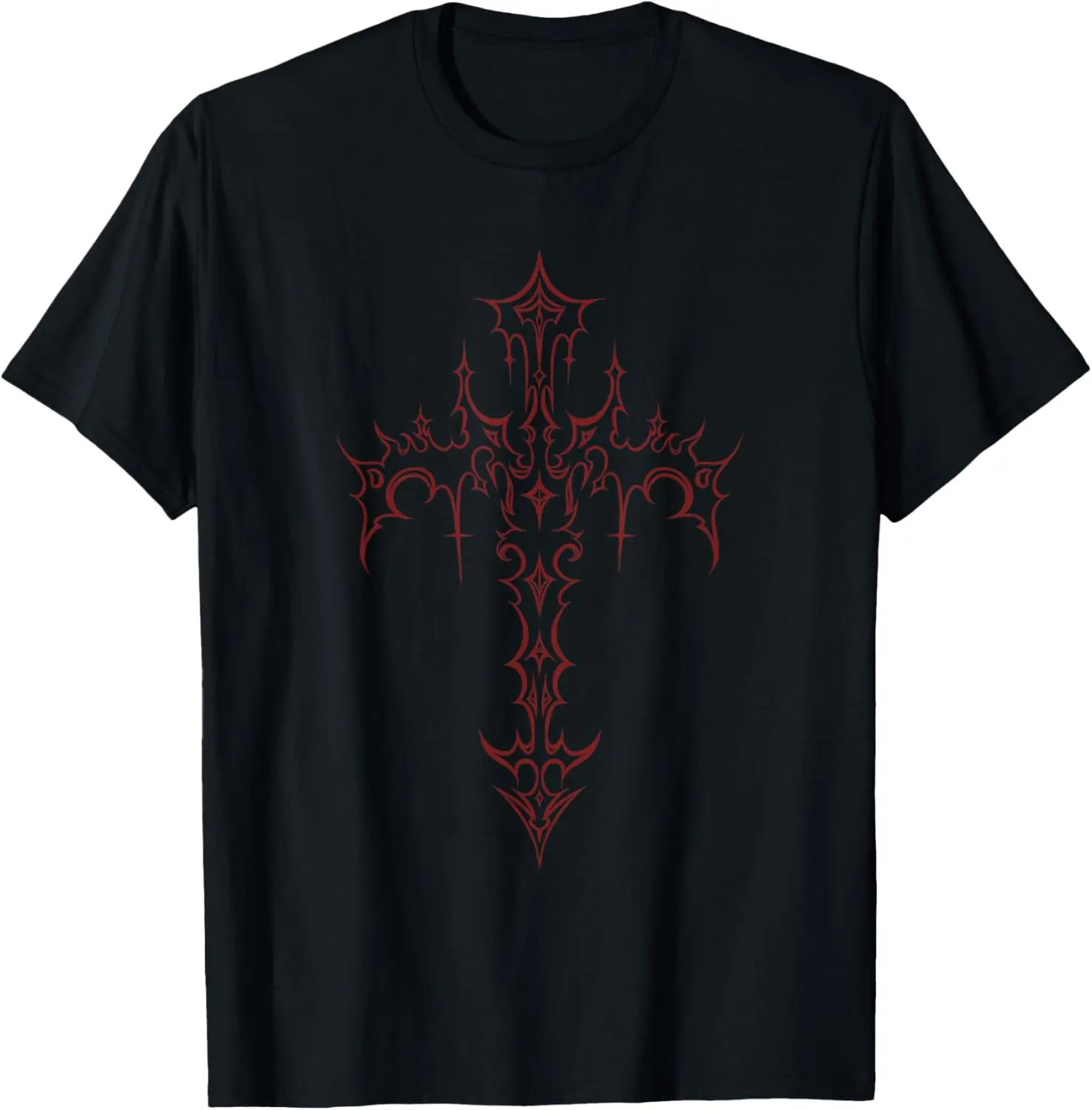 

Mall Goth Grunge Aesthetic Gothic Cross T-Shirt