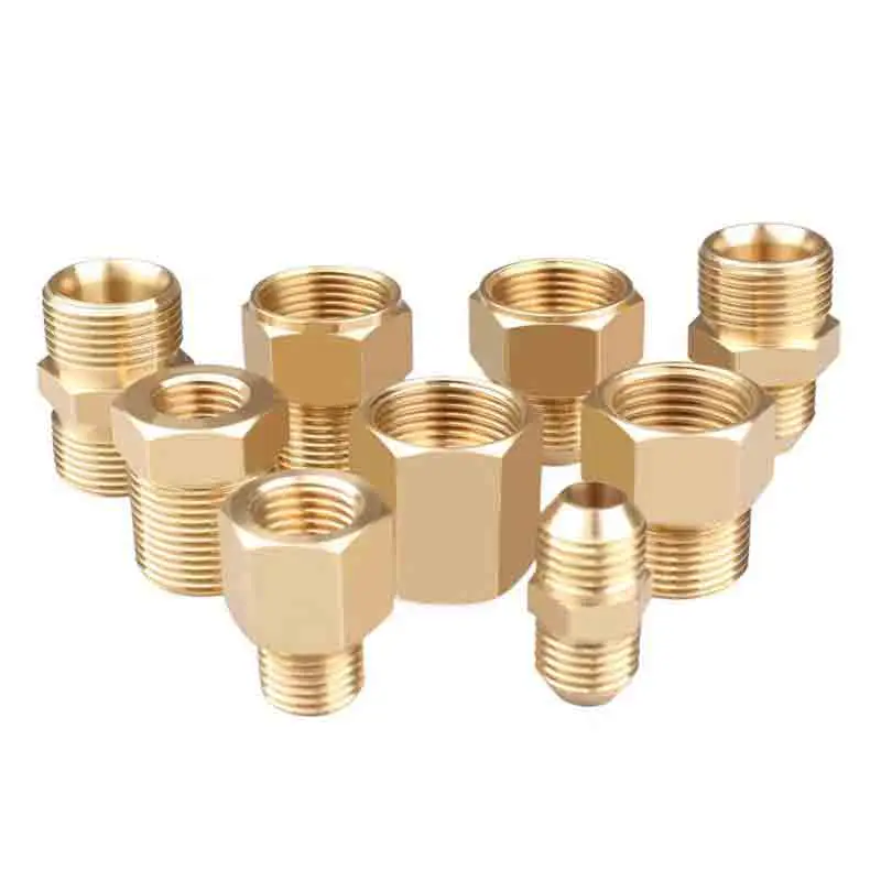 Customized Cnc Lathe Processing High-Pressure Water Gun Conversion Joint, Pure Copper Casting, Durable And Long-Lasting