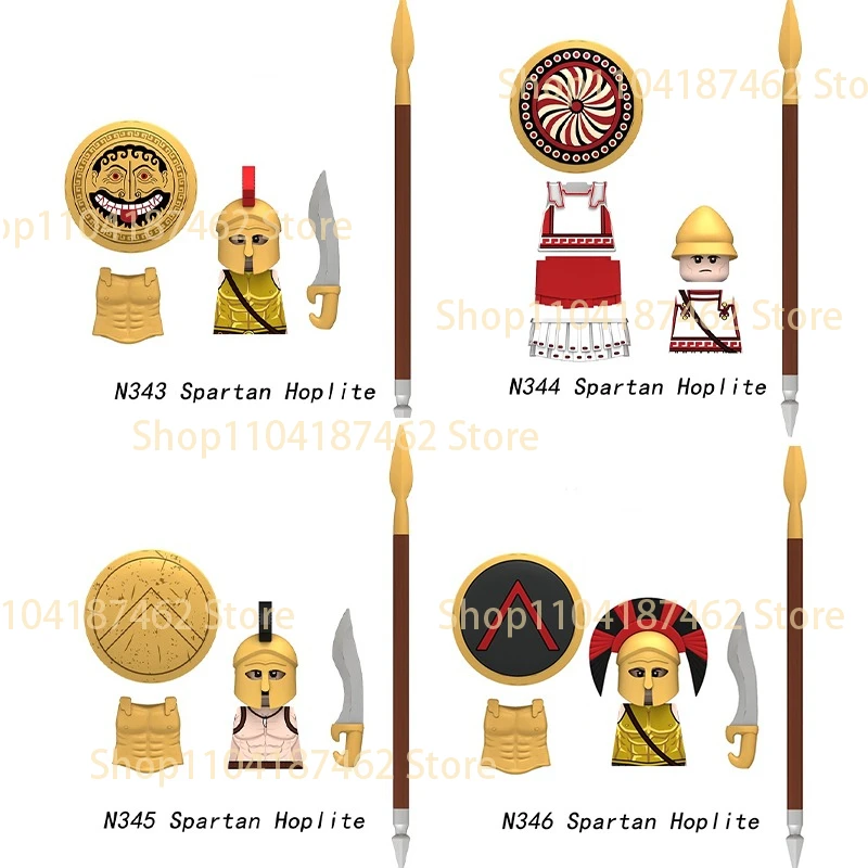 MOC Mittelalterliche Militär-Bausteine Burg Soldat Ritter Löwe Drache Adler Oktopus Flagge Figur Zubehör Bausteine Spielzeug Geschenk H51