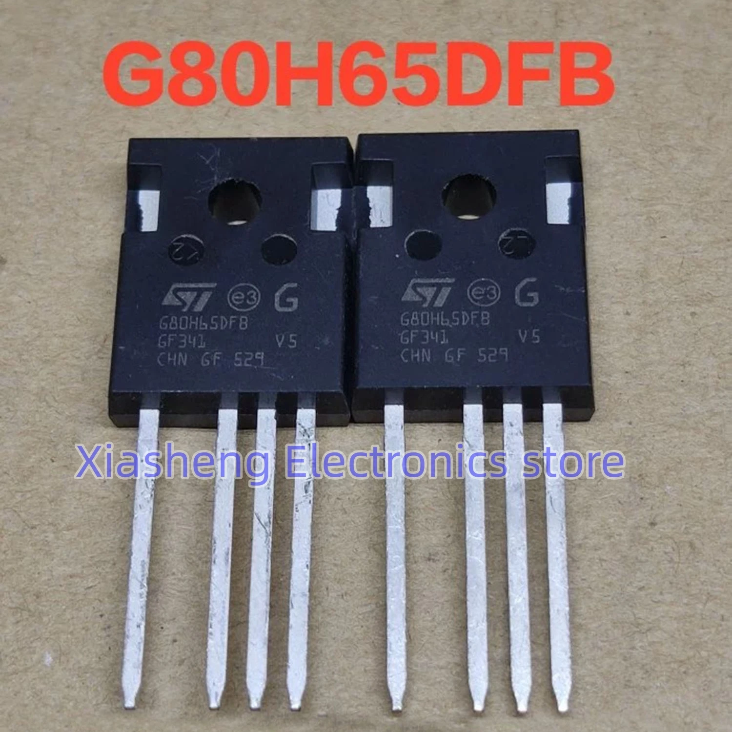 

New Original 2Pcs G80H65DFB STGW80H65DFB TO-247 650V 80A IGBT Transistor In Stock Good Quality